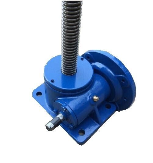 SWL Series Blue Worm Gear Elevator / Worm Screw Lift / Worm Gear Screw Jack